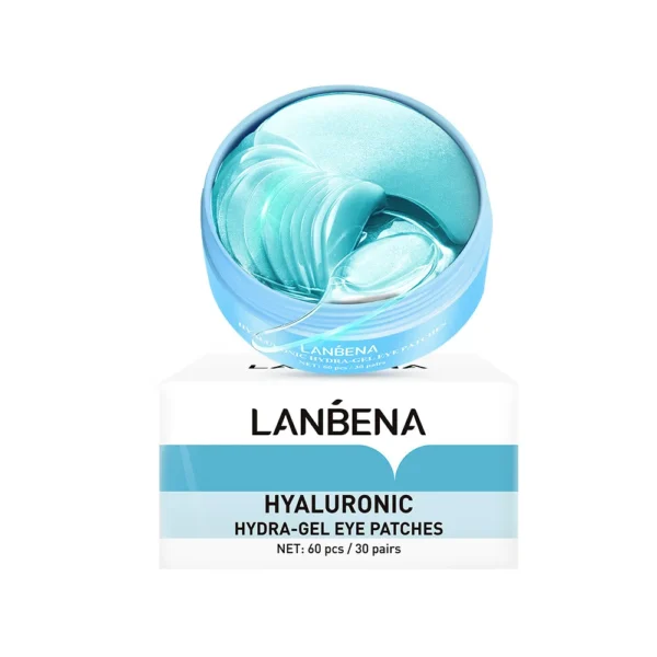 LANBENA Hydra Gel Eye Patches - Collagen | Vitamin C | Rose | Black Pearl | Hyaluronic Acid - Image 6