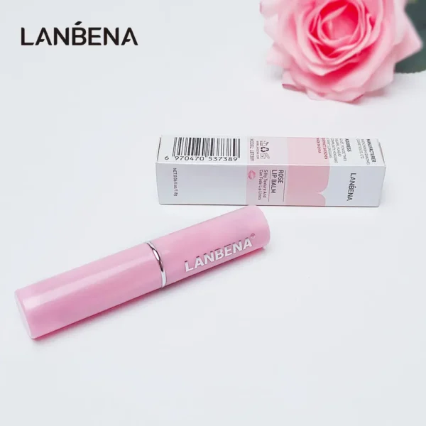 LANBENA Lip Balm Relieves Dry Lips Softens Dead Skin Cells Eliminates Lip Lines And Modifies Lip Color Makeup - Image 6